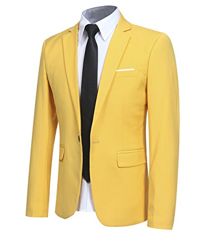 Allthemen Sakko Herren Slim Fit Sakko Modern Blazer Herren Anzugjacke für Business