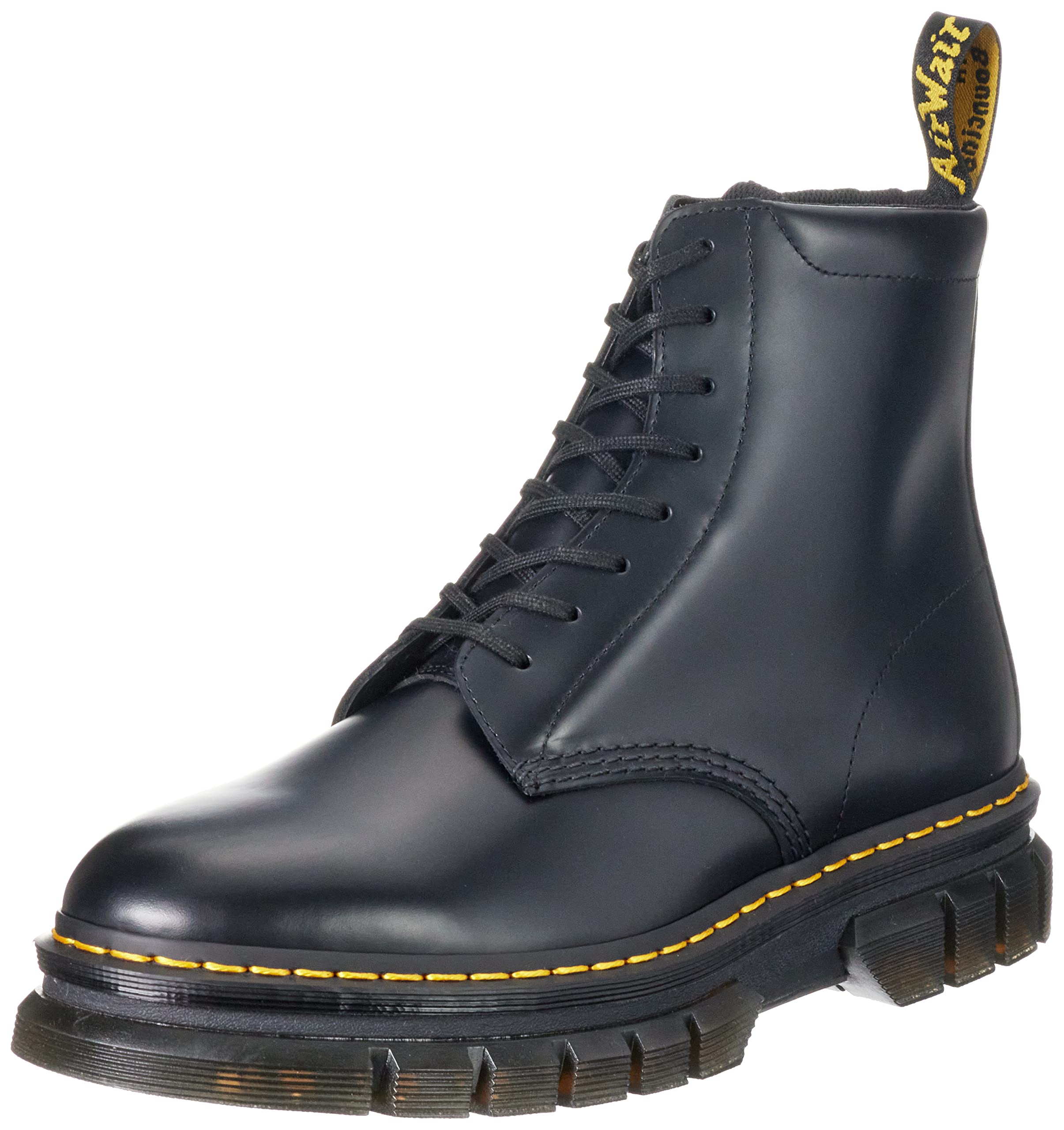 Dr. Martens Herren Rikard Amphibians, Black Polished Smooth, 43 EU