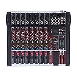 banborba Professioneller 8 Kanal audio Mixer Soundboard Konsole Mischpult Mit Digitale Schnittstelle USB Digital Audio Mixer Verstärker