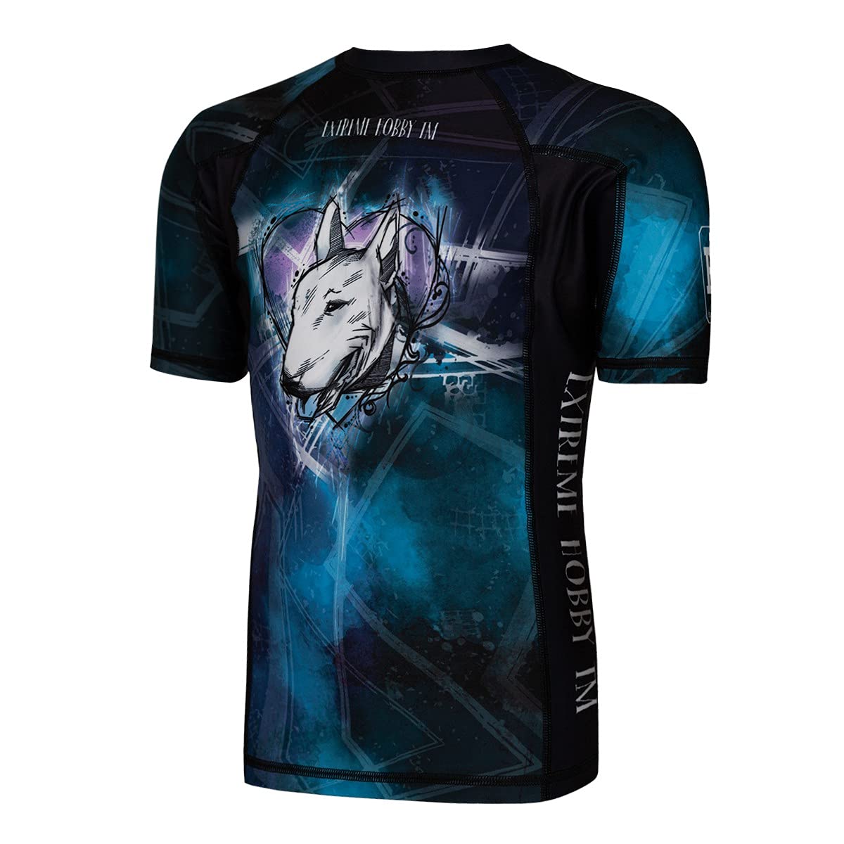 EXTREME HOBBY Kurzarm Rashguard Kinder Tshirt, Trikot Kinder, Shortsleeve Thermoaktiv und Leicht, Sportoberteile Kinder für Wrestling, MMA, Boxen, Funktionsshirt