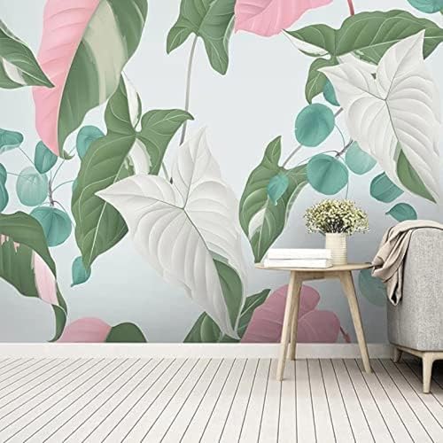 XLMING Lilien Stil Botanische Blumen Kunst 3D Tapete Wohnzimmer Sofa Schlafzimmer Esszimmer Home Dekoration Wand-200cm×140cm