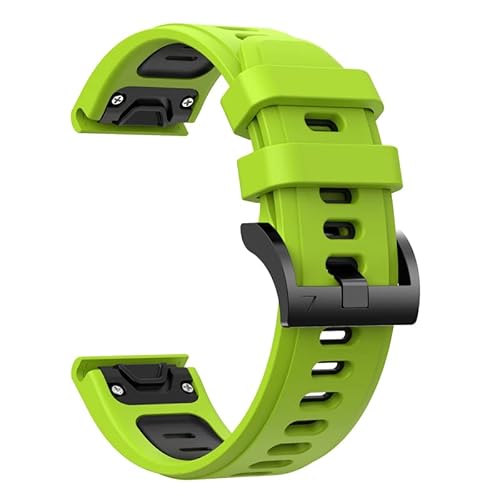 BANDKIT Silikon-Uhrenarmband für Garmin Fenix 6, 6Pro, 5, 5 Plus, Forerunner 935, 945, Instinct S60, 22 mm, Schnellverschluss-Armband, 22mm Fenix 5 5Plus, Achat