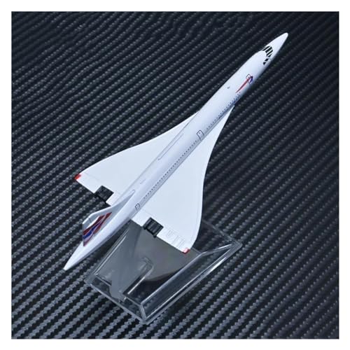 Aerobatic Flugzeug Metallflugzeugmodell 1:400 16 cm Frankreich Concorde Modell Luftfahrt Kinderspielzeug Flugzeug Jungen Ornamente (Größe : B)