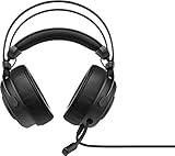 Omen Blast Gaming Headset (7.1 Surround Sound, 53mm Treiber, einziehbares Mikro, Noise-Cancelling, Audio Equalizer im OMEN Command Center, ergonomisch) schwarz