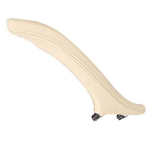 DOFABI LHD Rechts/Links Auto Leder Innentürgriff Limousine Panel Pull Trim, for, for 5er F10 F11 F18 520i 523i 525i 528i 535i Türgriff(Beige-Right-LHD)