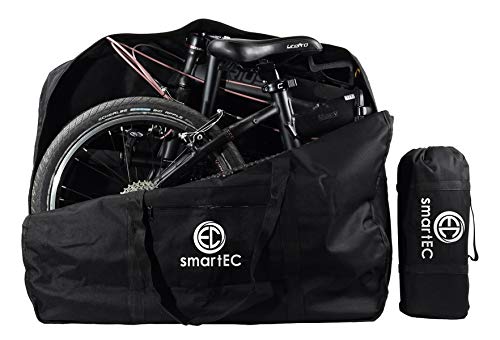 smartEC Tragetasche für 20 Zoll Falt-Räder, Klapprad, E-Bike, Sport Tasche, Transporttasche, handlich, langlebig, stabil, als Picknickunterlage einsetzbar