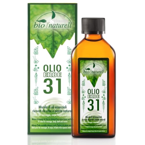 Bio 31 Kräuteröl 100 ml Vitamol belebend für Muskelmassagen und Aromatherapie - Nicht fettend