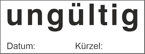 Firmenstempel ungültig - mit trodat printy 4913 – Custom- 57X21 mm, Büro, Buchungsstempel