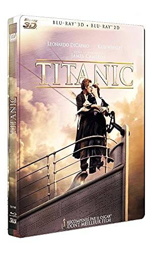 Titanic [limitierte Steelbook Edition] (+ Blu-ray) [Blu-ray 3D] [FR Import]