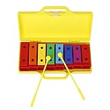 Nemeaii 8-Ton-Klavier Tragbare Kindermusik Erleuchtung Independents Sound Brick 8-Ton-Hand-Tapping-Klavier