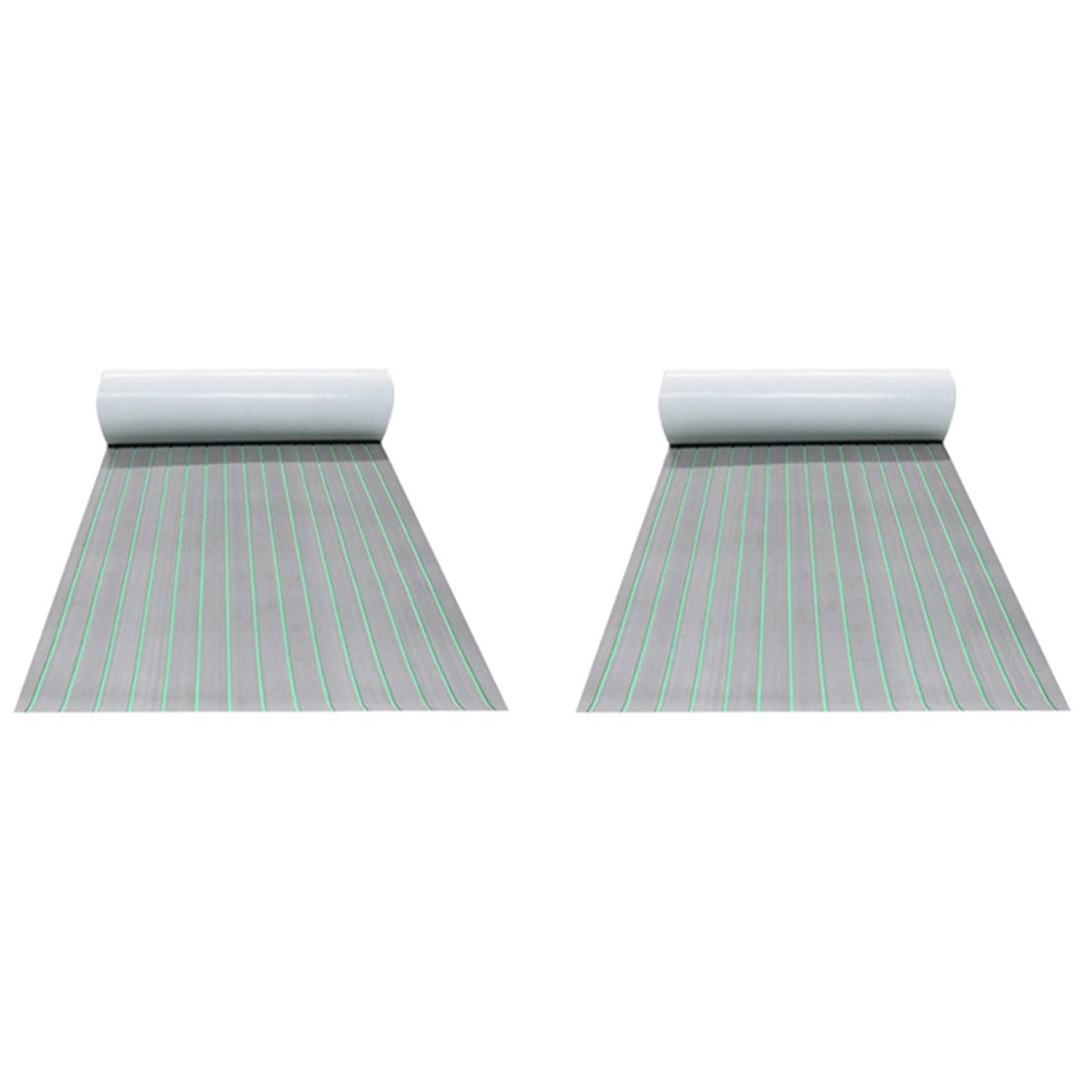 SICOSALT 2 STK 2400X450X6mm Eva Schaum Boots Marine Boden Belag rutschfeste Selbstklebende Marine Boots Deck Matte Decking-Blatt Gestreifte Yacht Matte