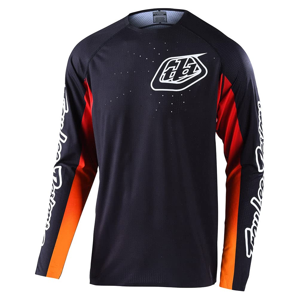 Troy Lee Designs Herren Se Ultra 2022-Streamline Motocross-Trikot, Schwarz, L