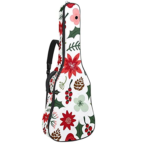 Anfänger Akustikgitarre Bundle Full Size Fichtendecke Cutaway Akustikgitarre Tasche ，Blumen