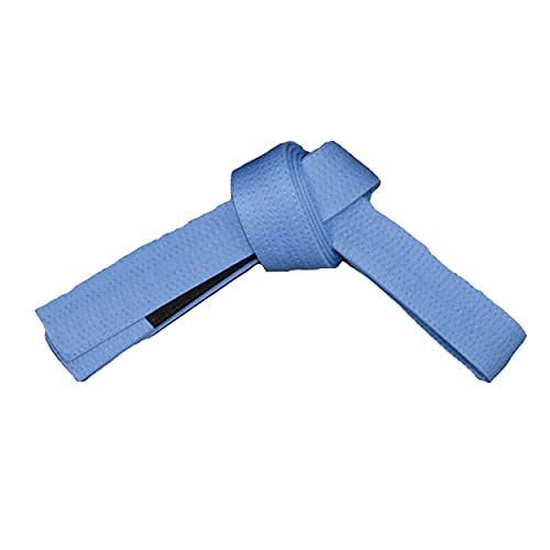 ROX Fit BJJ Gürtel Brasilianische Jiu-Jitsu Gürtel Erwachsene Größe Langlebig Leichtbau Wettbewerb (A0 (240 cm), Blau)