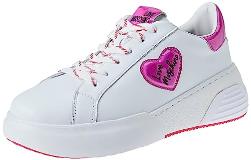 Love Moschino Damen Ja15125g1hia510b Sneaker, Bianco, 38 EU