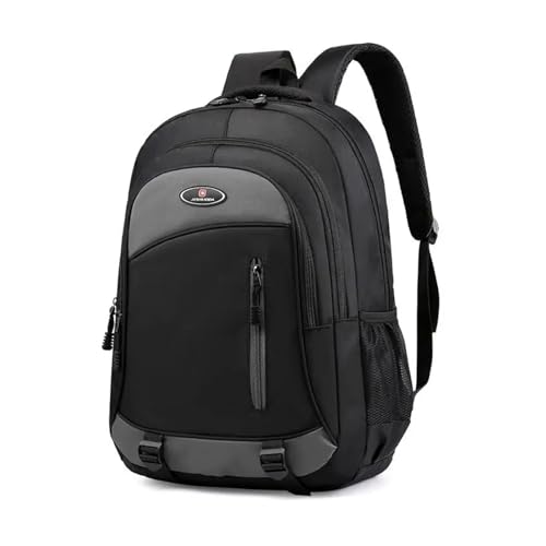 QSFZ NICHANGHUA Rucksack Männer Rucksack Computer Business Schulter Taschen Männlichen Reise Freizeit Student Laptop Rucksack Schule Taschen Junge (Color : Grey-01)