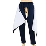 Patient Hosen Pflege Kleidung Katheter Hosen, Winter Inkontinenz Hose Pflegehose mit Tasche, Post Chirurgie Recovery Hosen für Krankenhaus/Home Care Pflegehilfe für Fraktur Bettlägerig