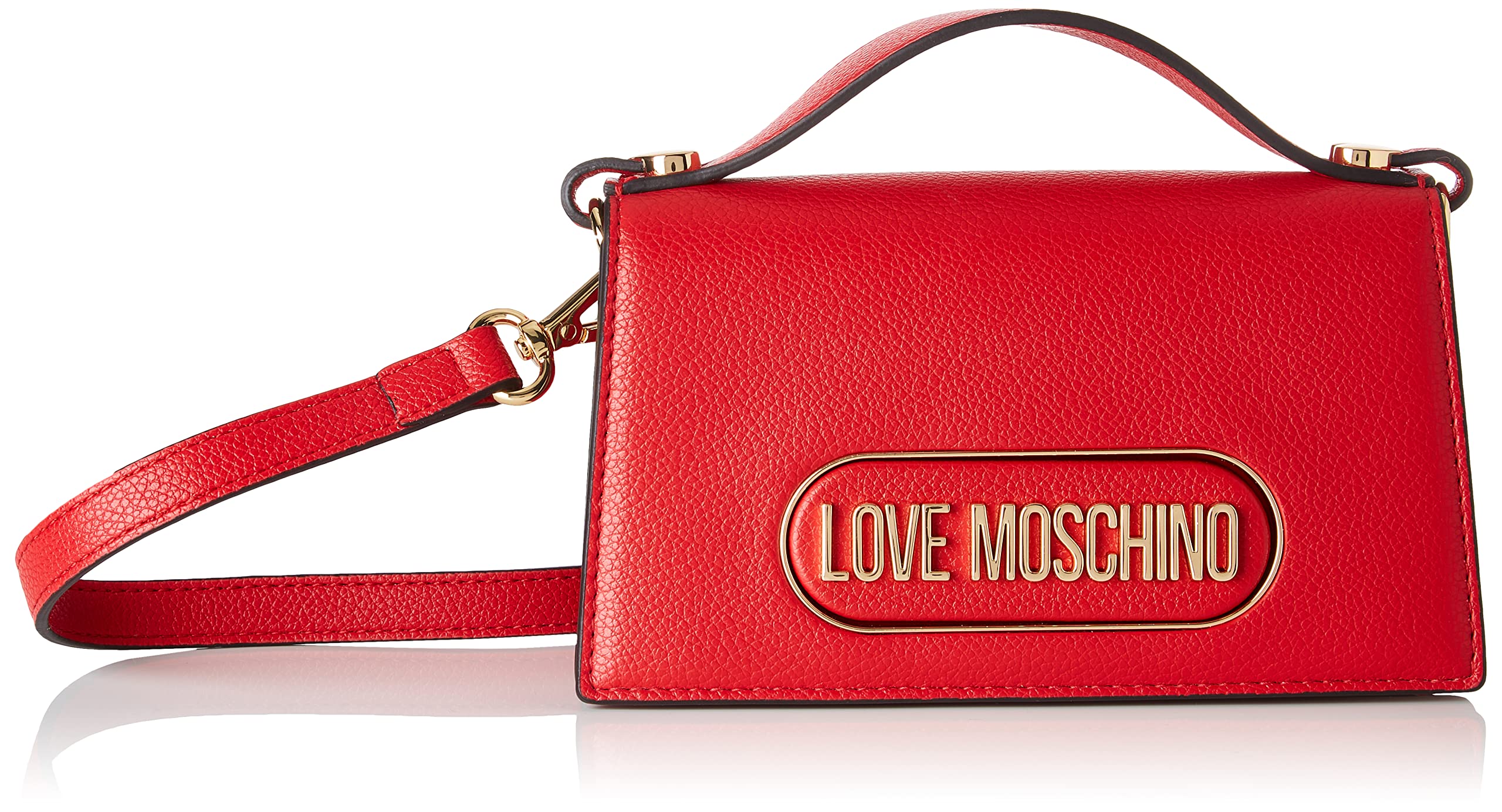 Love Moschino Damen Jc4397pp0fkp0500 Handtasche, rot, Einheitsgröße