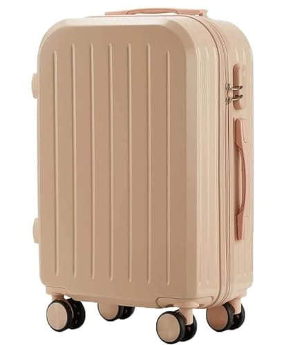 Koffer Trolley Reisekoffer Tragbarer, Praktischer Gepäck-Trolley, Langlebig, Universelles Rad, Passwort Mit Rädern Koffer Gepäck Rollkoffer (Color : C, Size : 20 inch)