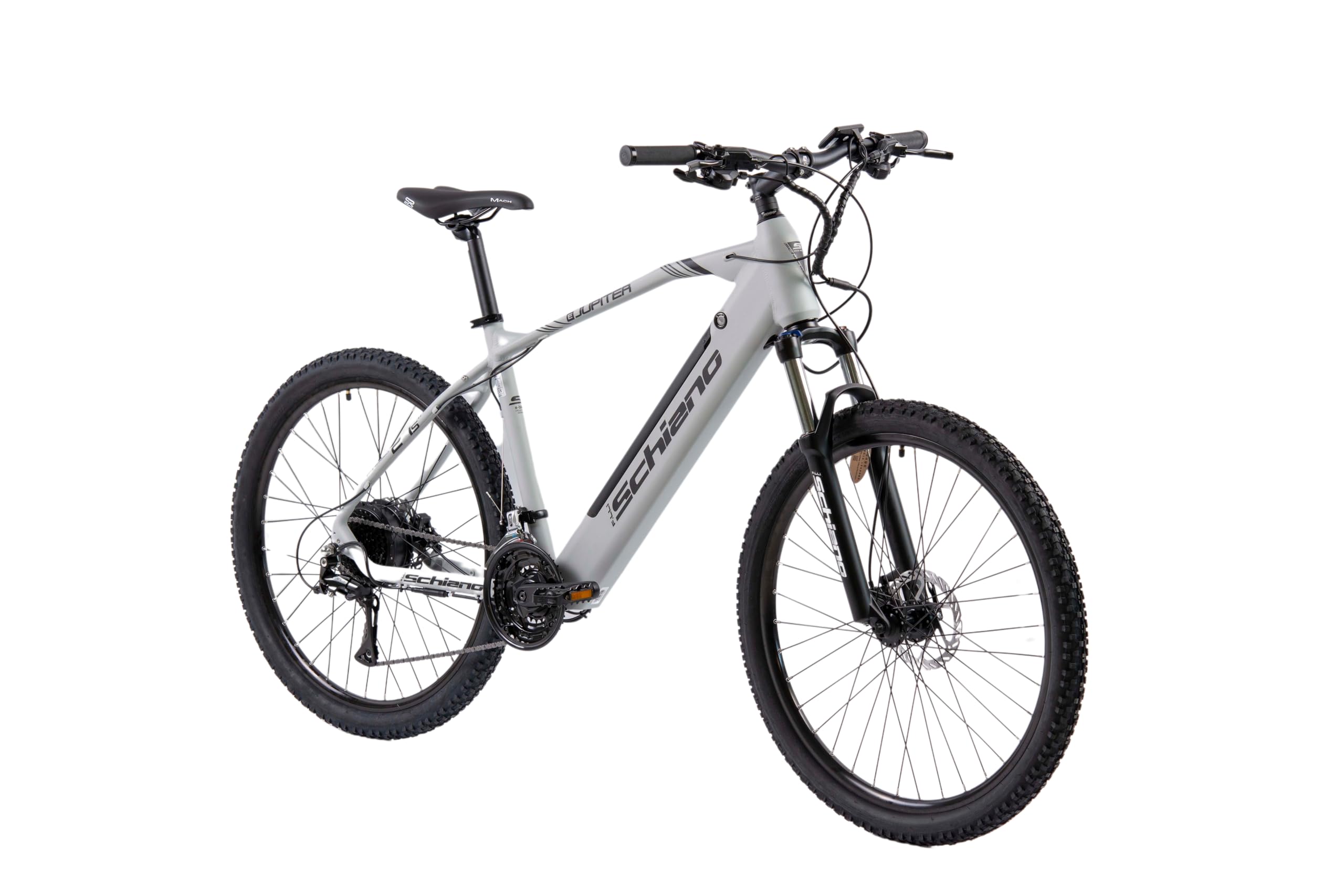 F.lli Schiano Unisex-Adult E-Jupiter E-Bike, Grau, 27.5 Zoll