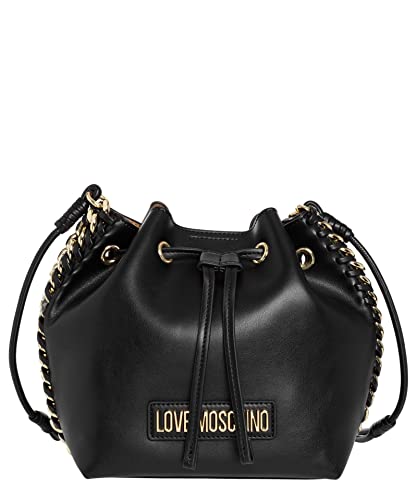 Love Moschino Damen Jc4244pp0gkq000 Schultertasche, Schwarz