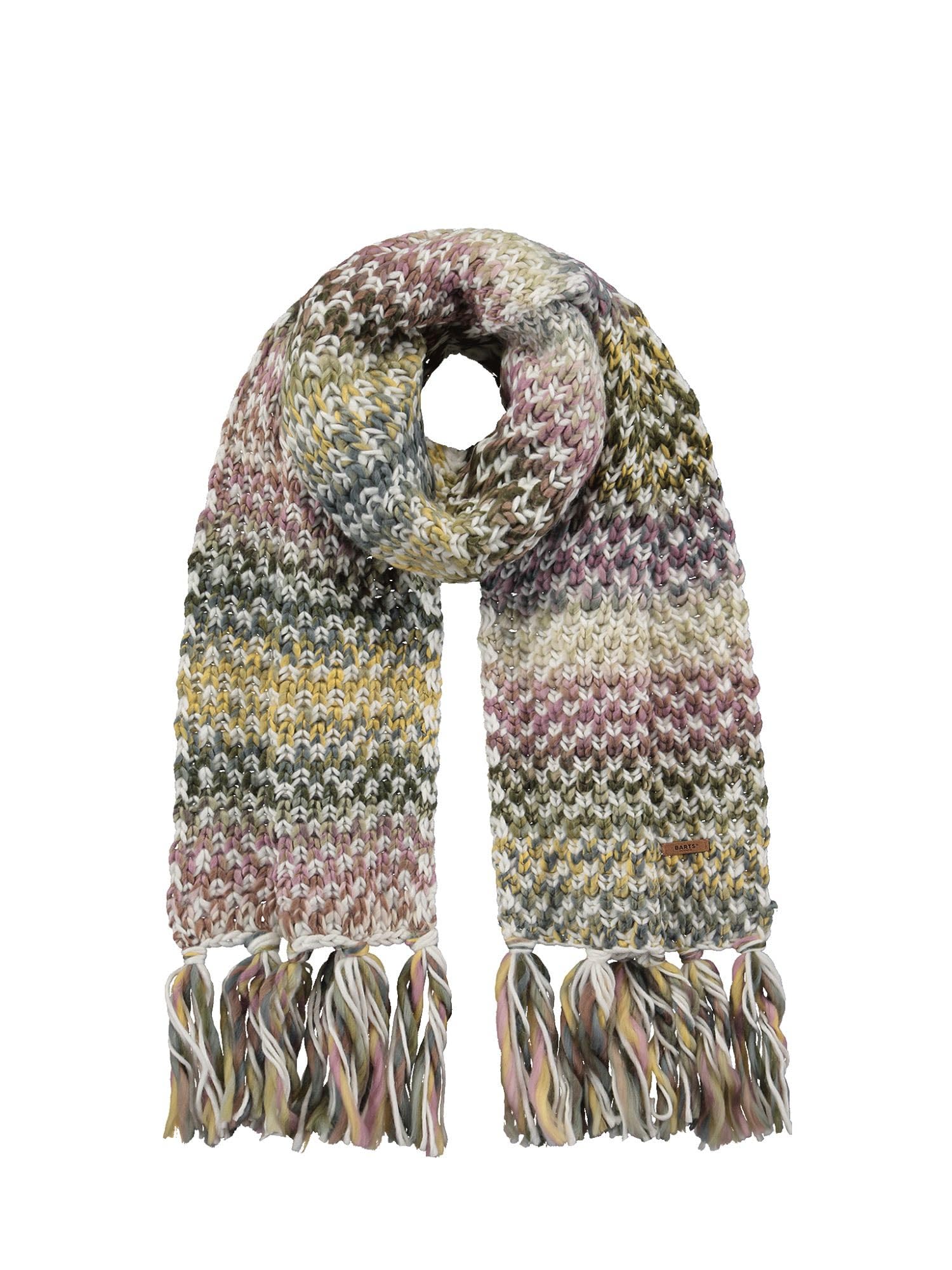 Barts W Nicole Scarf Bunt - Warmer bequemer Damen Schal, Größe One Size - Farbe Light Celadon