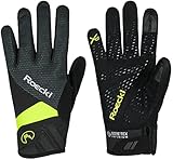 Roeckl Runaz Winter Fahrrad Handschuhe lang schwarz/gelb 2023: Größe: 10.5