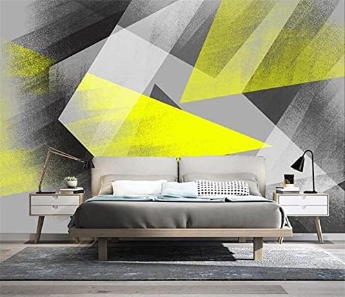 XLMING Geometrisches Abstraktes Ölgemälde Küche Esszimmer Arbeitszimmer Wohnzimmer TV Hintergrund Wand 3D Tapete-400cm×280cm