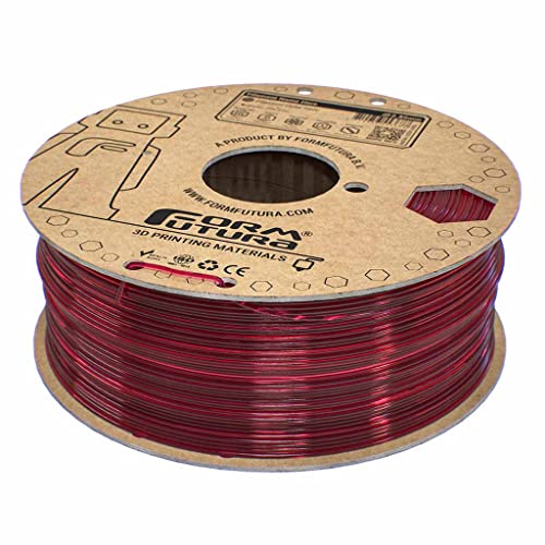 FormFutura - EasyFil ePETG (Transparent Red, 1.75mm, 1000 gram)