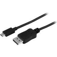 StarTech.com 3 m (10 ft.) USB-C to DisplayPort Cable - 4K 60Hz - Black - Externer Videoadapter - STM32F072CBU6 - USB-C - DisplayPort - Schwarz