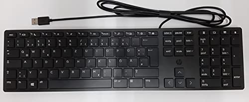 HP INC Halley USB Slim Keyboard Germany - P/N: L96909-041