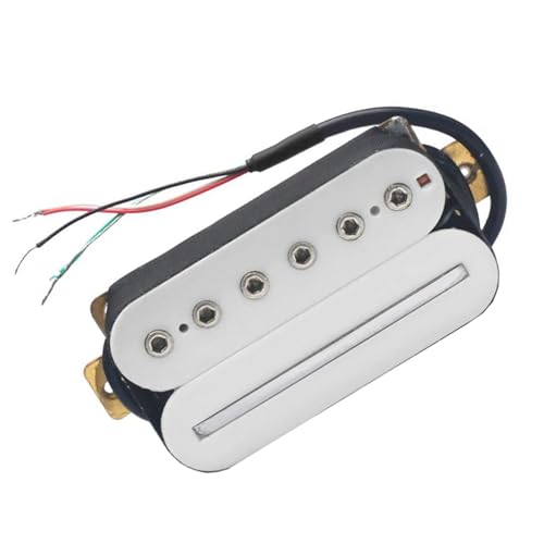 DAYKET Exquisiter E-Gitarren-Humbucker-Steg-Tonabnehmer mit 4-Leiter-Kabelspulenteilung Single-Coil-Tonabnehmer (Color : 4)