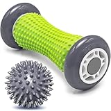 Fußmassageroller und harter Stachelball-Set, perfekt für Plantarfasziitis, Erholung von Handgelenken und Unterarmen, Armschmerzen, Triggerpunkt, entwickelt, um Stress abzubauen und verspannte Muskeln