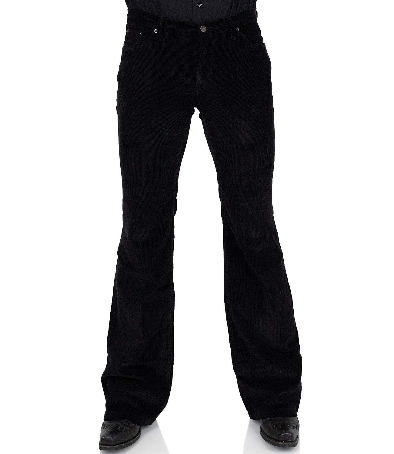 Schwarze Cordhose Herren Bootcut 28/32