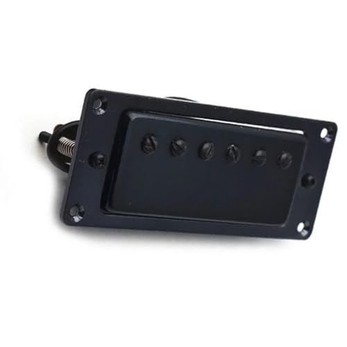 Gitarren-Tonabnehmer Mini 6-Loch-Humbucker-Tonabnehmer Für E-Gitarre, Hals- Und Steg-Tonabnehmer, Tonabnehmer-Zubehör (Color : Black Bridge)