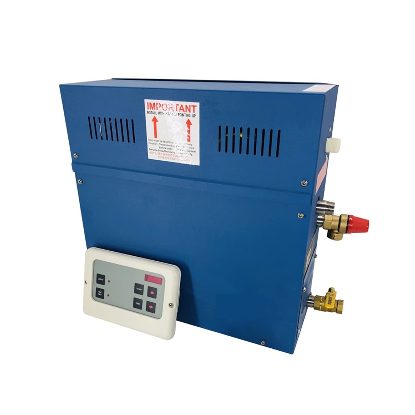 Dampfsauna-Generator 9 kW Sauna -Ausrüstung Dampfgenerator Nassdampfmaschine Dampfbad trocken und nasse Dampfbad Schönheit Körper Schweiß Dampfausrüstung für Home Spa(Size:ST-150L)