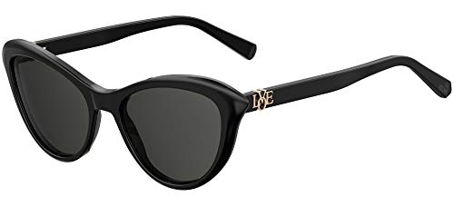 Love Moschino Damen MOL015/S Sonnenbrille, Schwarz (BLACK), 53