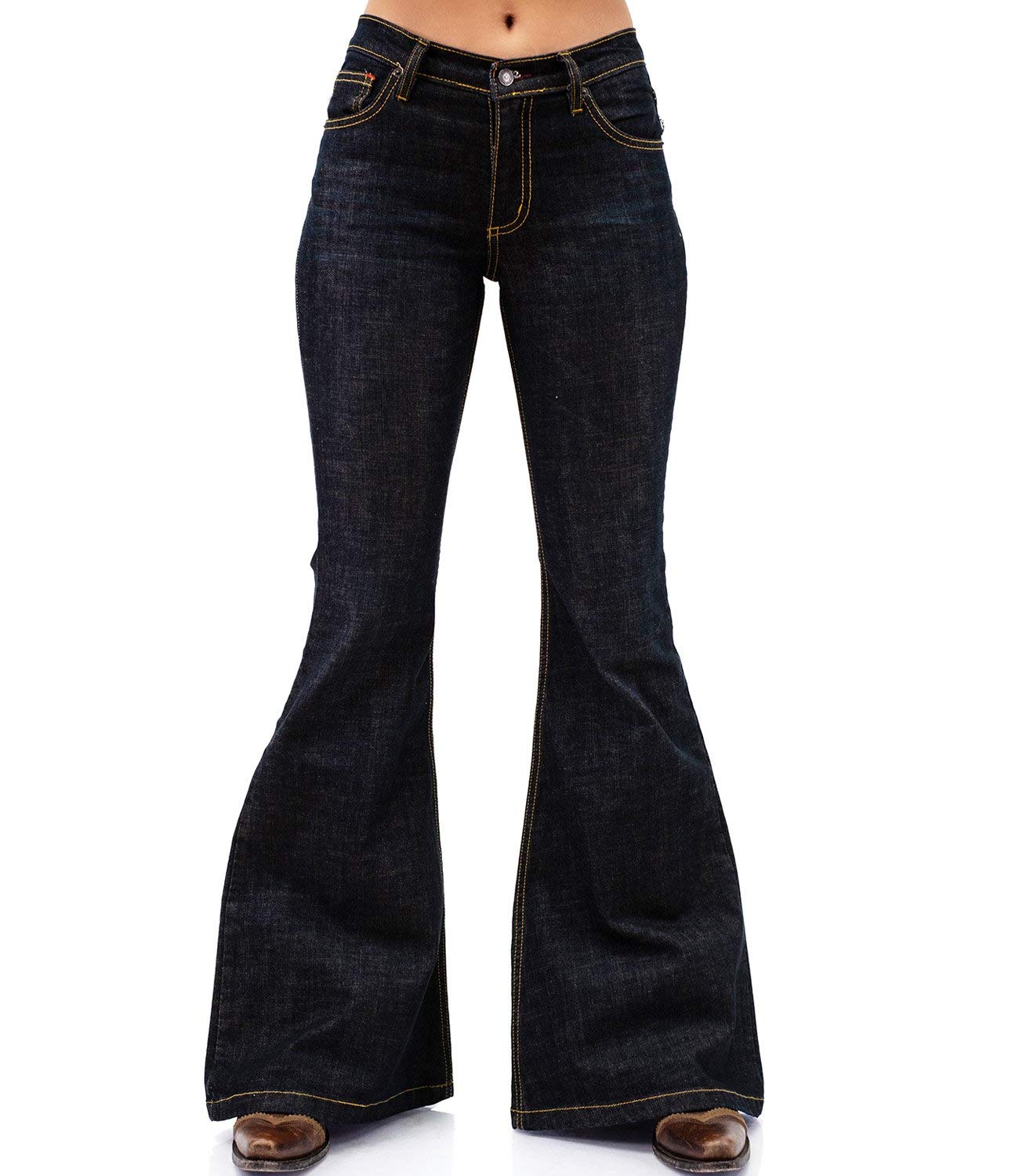 Comycom Damen Schlagjeans Star Roots 32/32