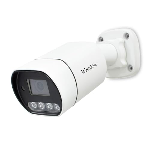 WESTSHINE 5MP AHD Bullet Kamera 4MP TVI/CVI Überwachungskamera IP66 Wetterfest Outdoor/Indoor IR Nachtsicht Weitwinkel-Fit für 5MP AHD DVR 4MP TVI/CVI DVR und 960H DVR