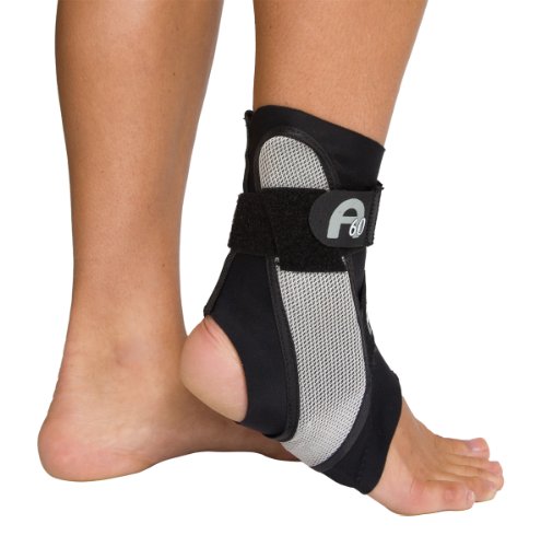 Aircast A60 Ankle Support Brace, Right Foot, Black, Small