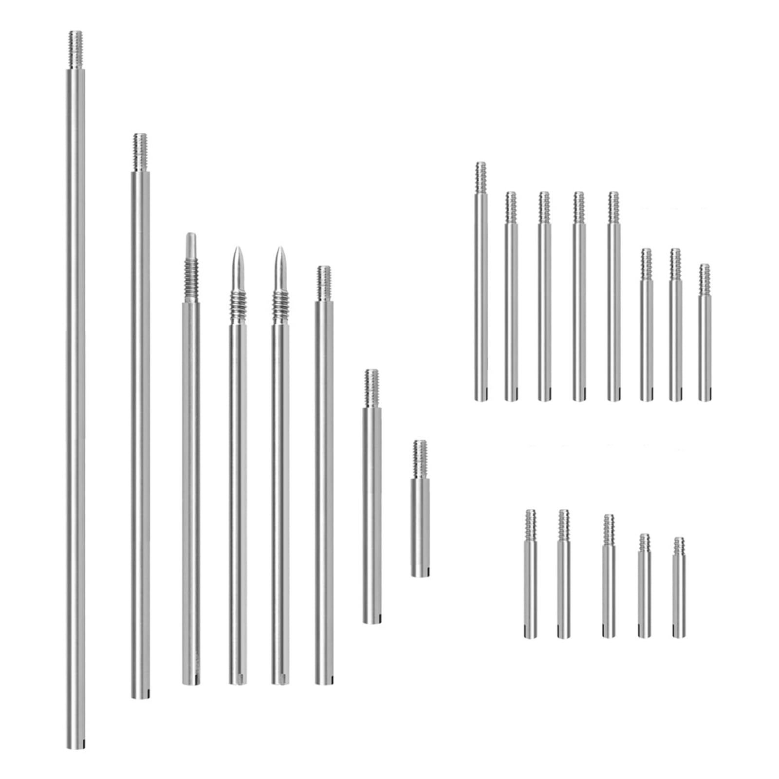 MEELYHOME Altsaxophon-Reparaturteile, Gewindestange, konische Nagelsaxophon-Reparatur-Werkzeug-Kits, Altsaxophon-Zubehör-Kits