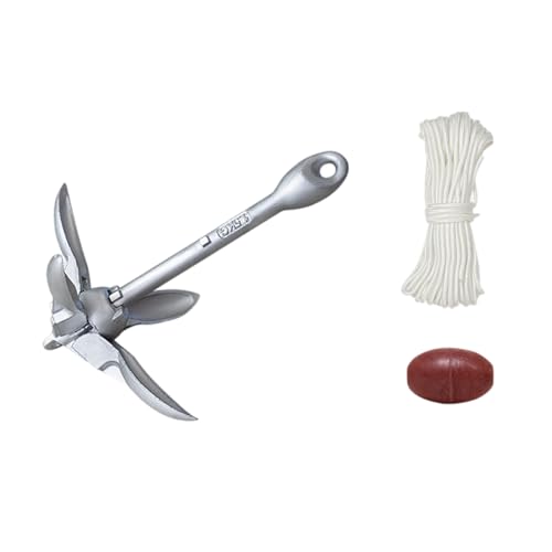 HIOPOIUYT Marine Kajak Kits 0 7/1 5 Kg Klapp Zubehör Mit 65 61 Ft Seil Für Angeln Kajak Kanu Kleine Boote