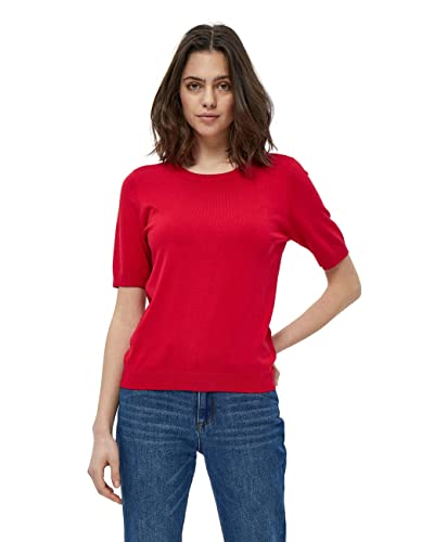 Peppercorn Women's Tana Short Sleeve Pullover, True red, S