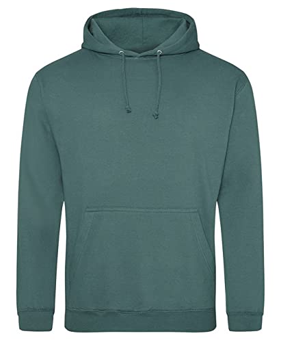 Just Hoods – Herren-Kapuzen-Sweatshirt – Grün – Medium