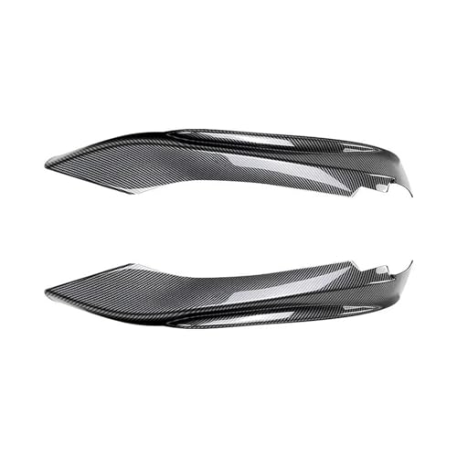 Splitter Für F32 F33 F36 4 Serie 420i 425i 430i 440i M440i 2014-2020 Front Stoßstange Lip Spoiler Splitter Diffusor Abdeckung Schutz Körper Kit Frontlippe(Carbon Look B)