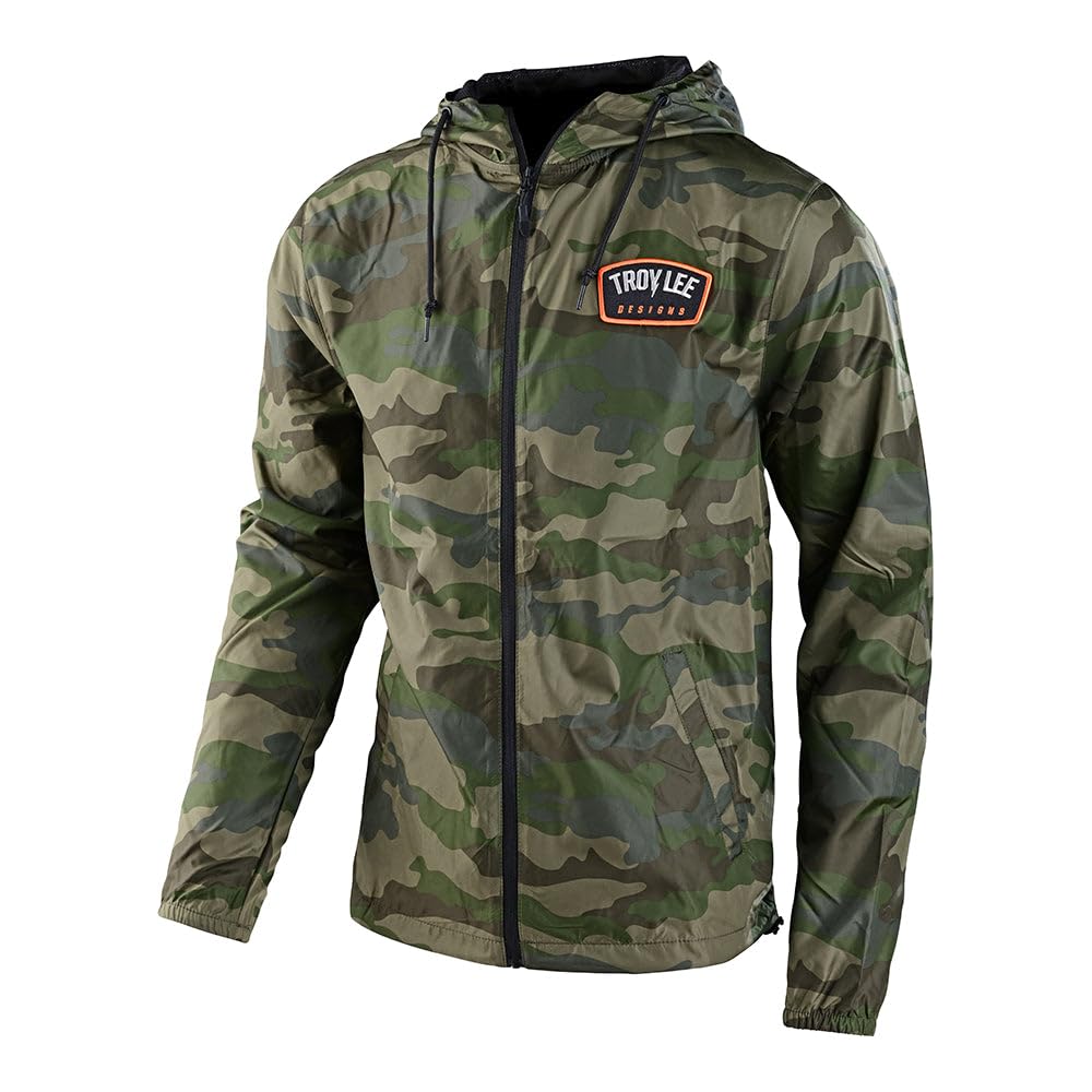 Troy Lee Designs Windbreaker, Bolt Patch, Camo, L