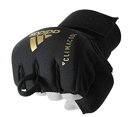 adidas Unisex Quick Wrap Speed Trainingshandske Boxbandage, Black/Gold, S/M EU