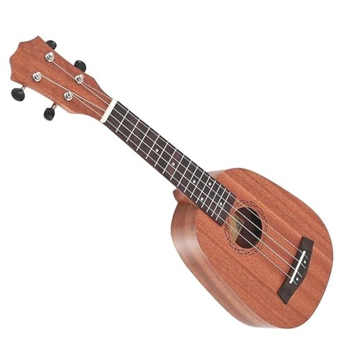 21 Zoll Matte Ukulele Sapele Holz 4 Saiten Mini Gitarre Ukulele Musikinstrument Ukulele Einsteiger Kit (Color : 01)