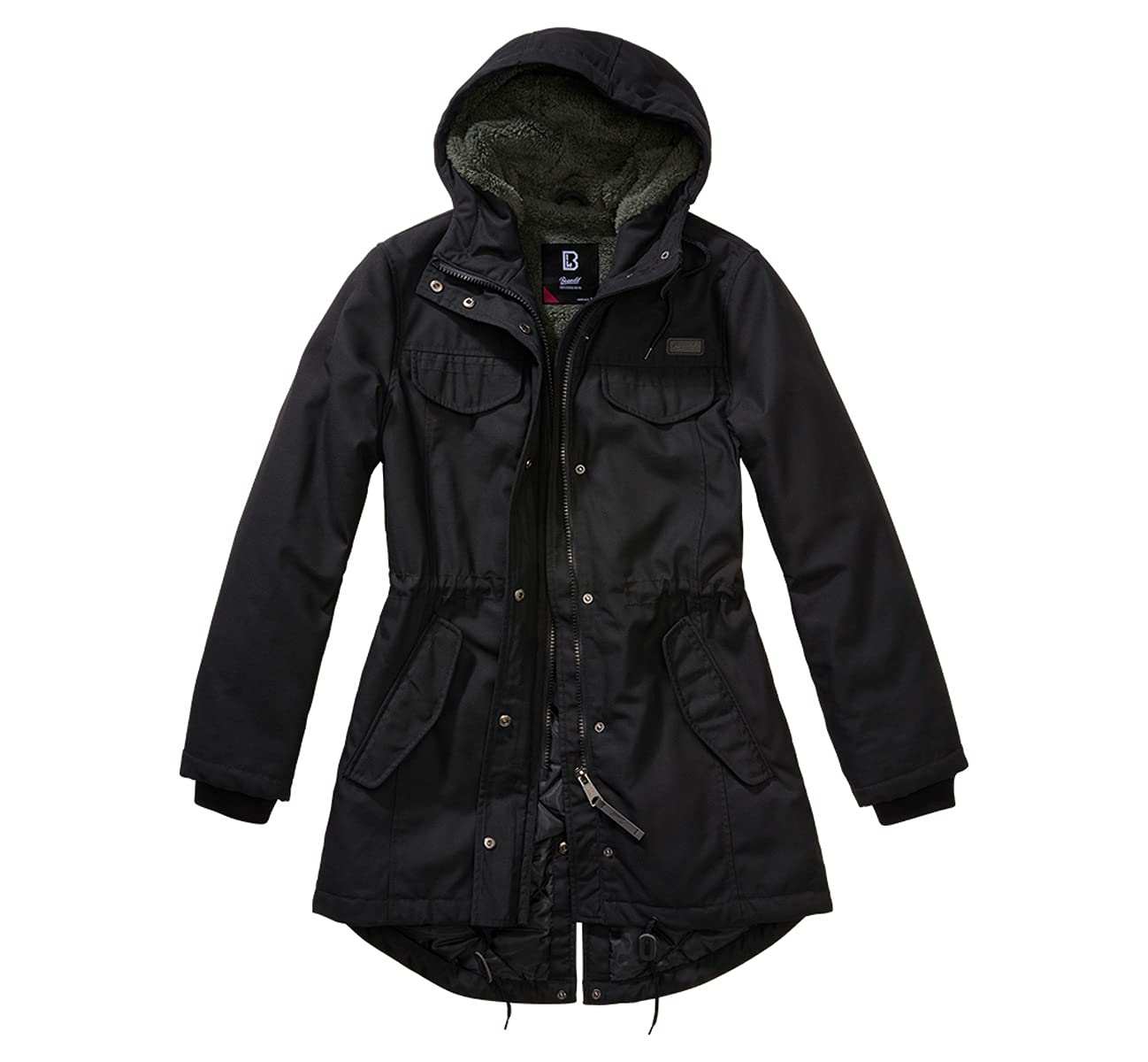 Brandit Marsh Lake Parka Damen, Größe:L, Farbe:Schwarz