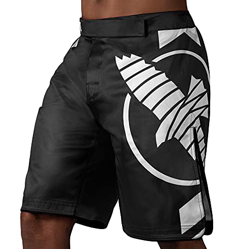 Hayabusa Herren Icon Fight Shorts - Schwarz - Mittel